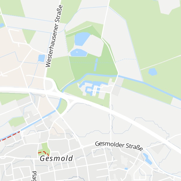 Map of Schloss Gesmold