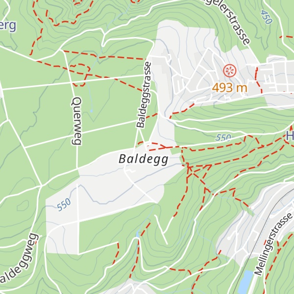 Map of Baldegg