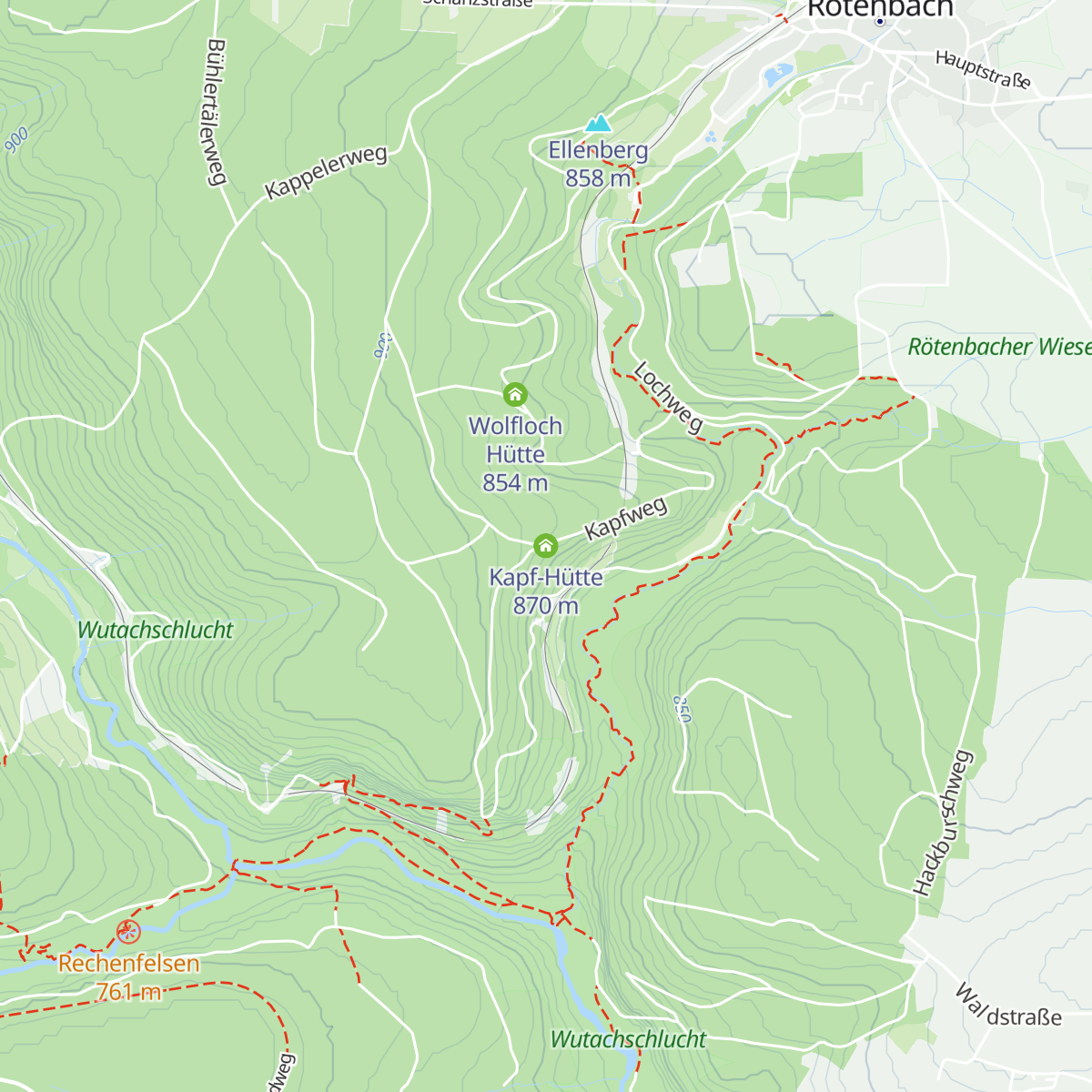 Kapf-Hütte map
