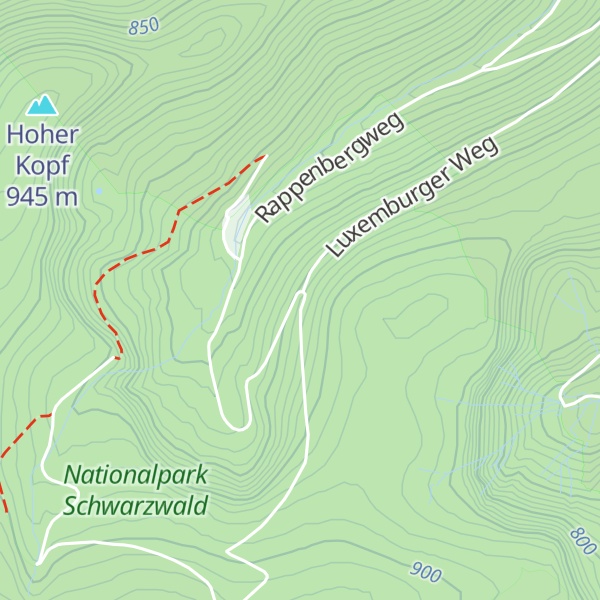 Map of Rappenberghütte