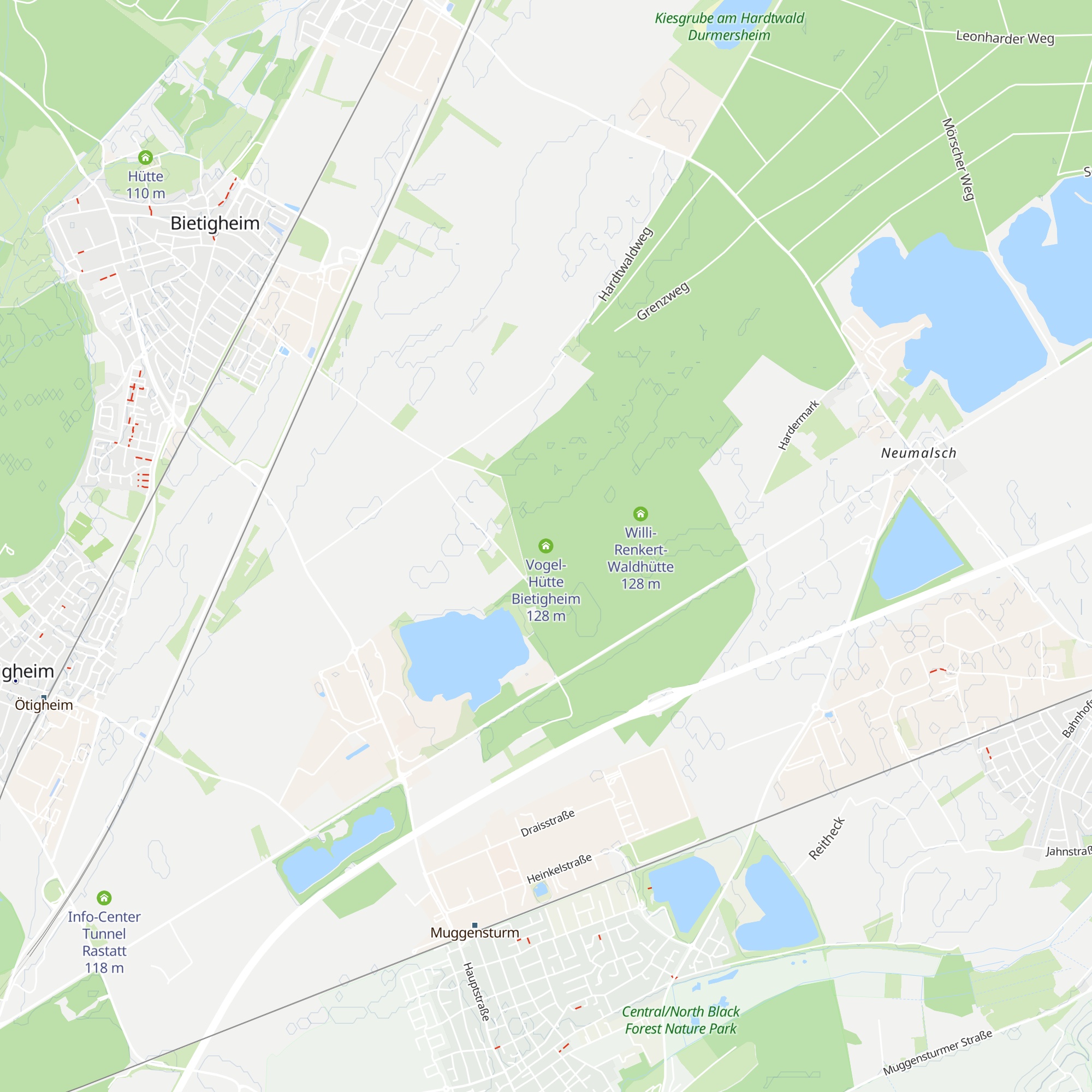 Vogel-Hütte Bietigheim map
