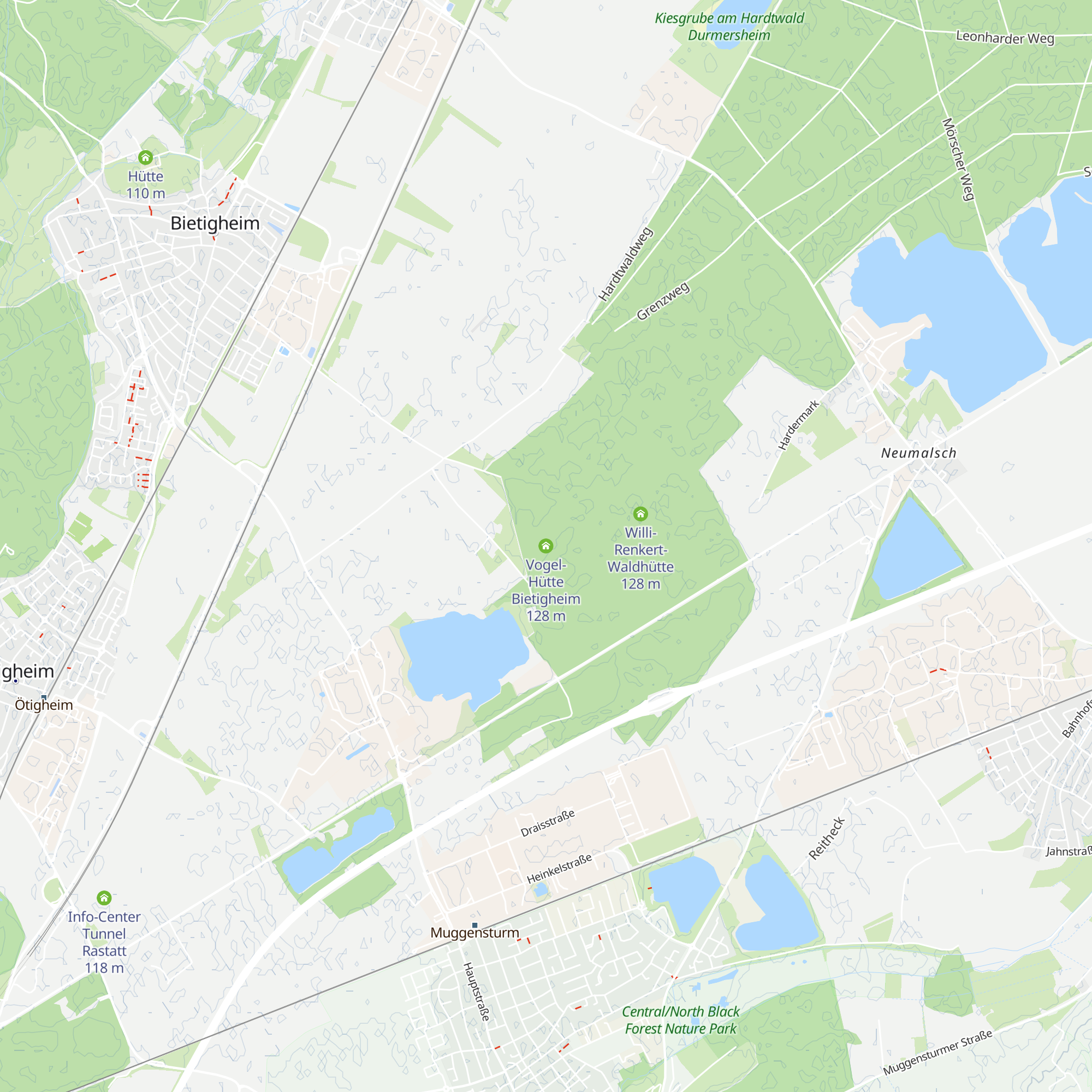 Vogel-Hütte Bietigheim map
