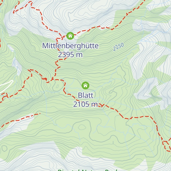 Map of Blatt