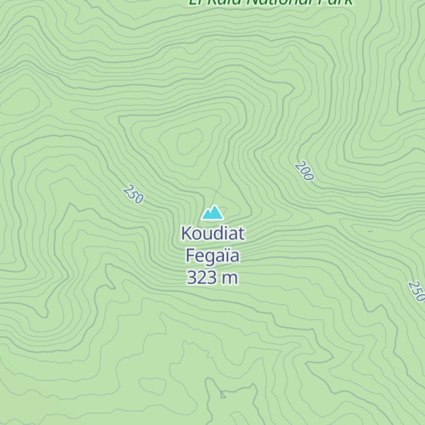 Map of Koudiat Fegaïa