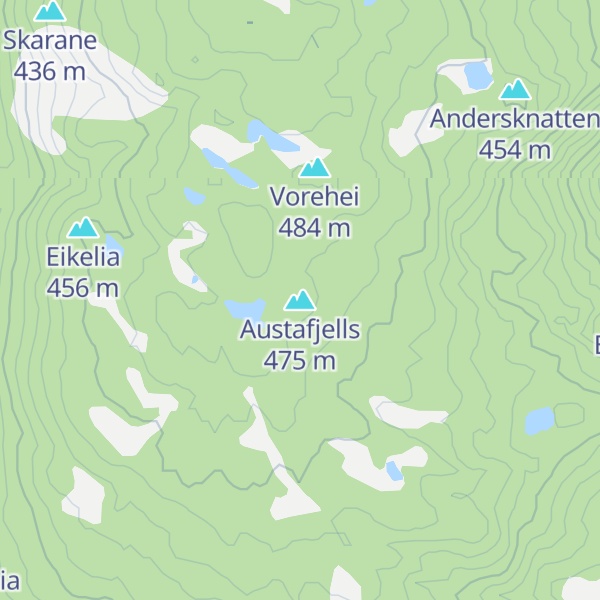 Map of Austafjells