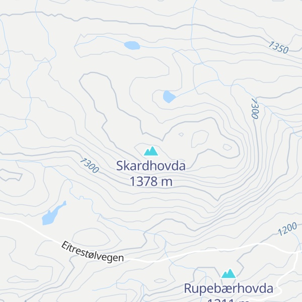 Map of Skardhovda