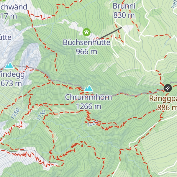 Map of Chrummhorn