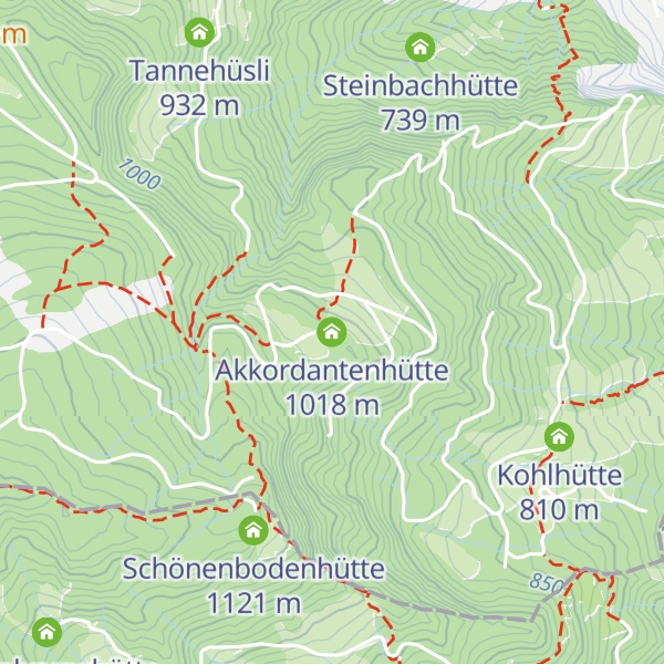 Map of Akkordantenhütte