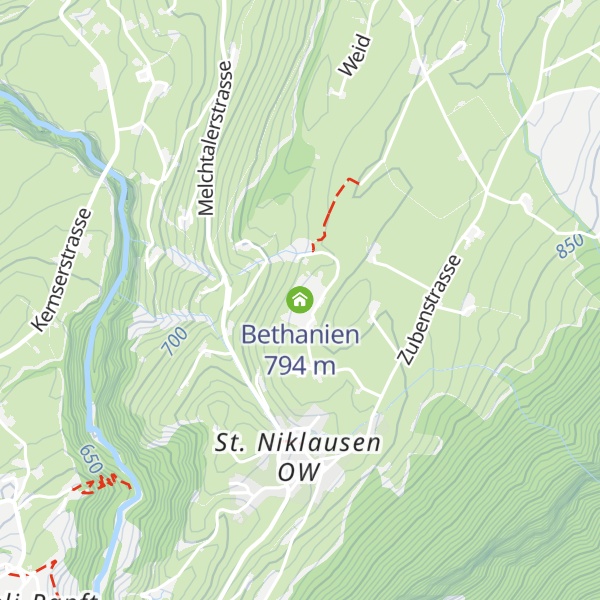 Map of Bethanien