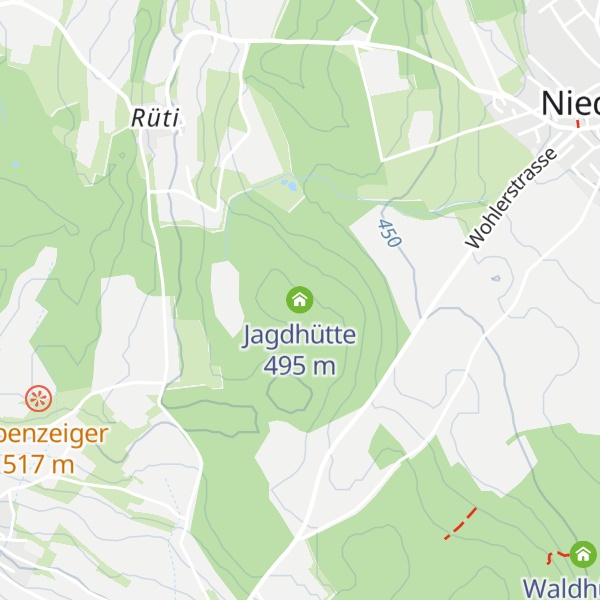 Map of Jagdhütte