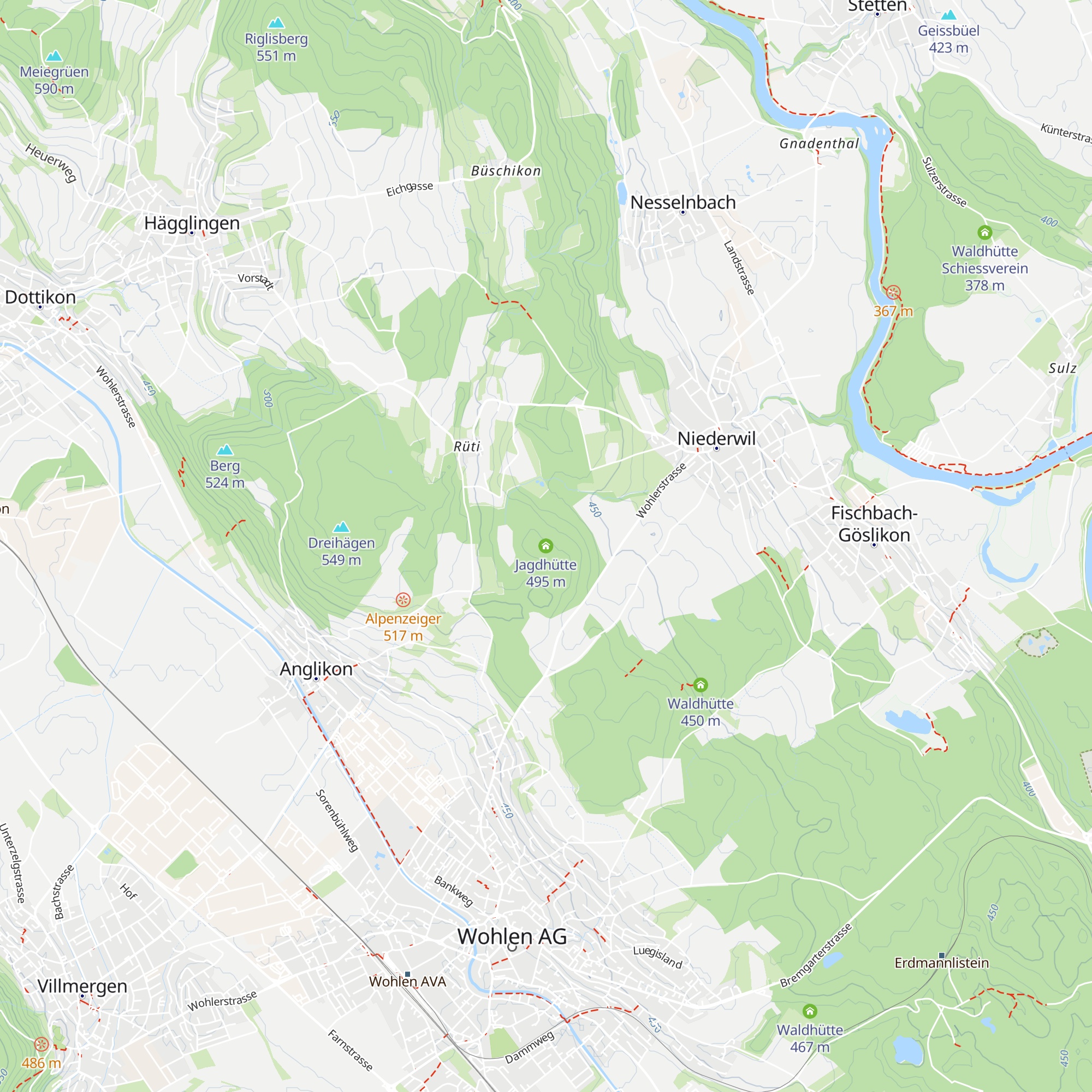 Jagdhütte map