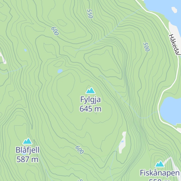 Map of Fylgja