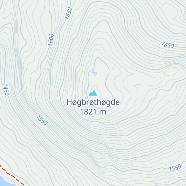 Map of Høgbrøthøgde