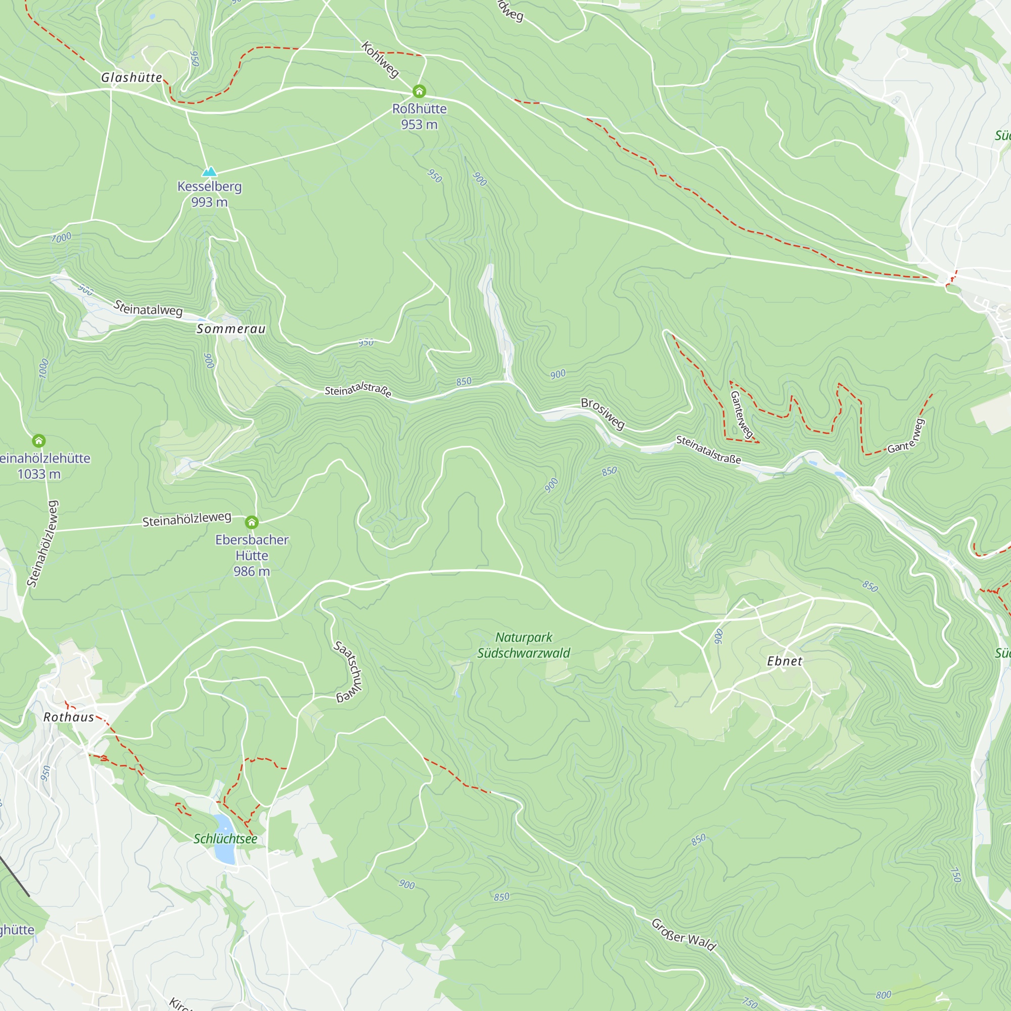 Saubachhütte map
