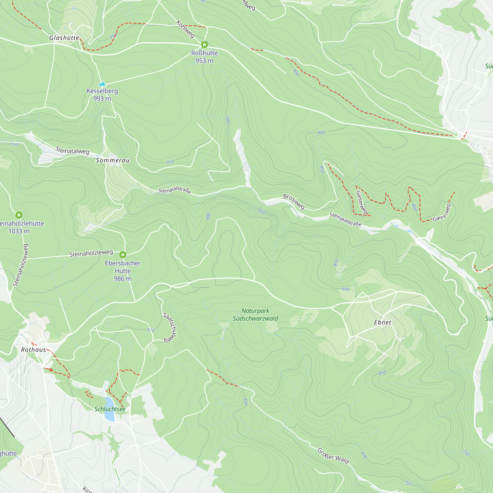 Saubachhütte map