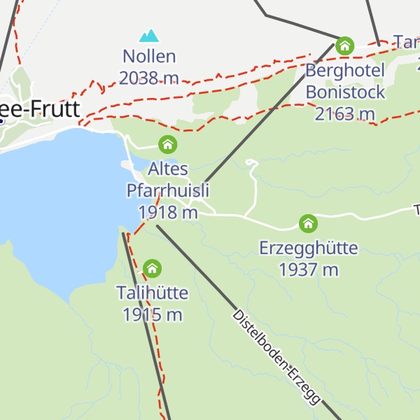 Map of Clubhaus Bergfrieden