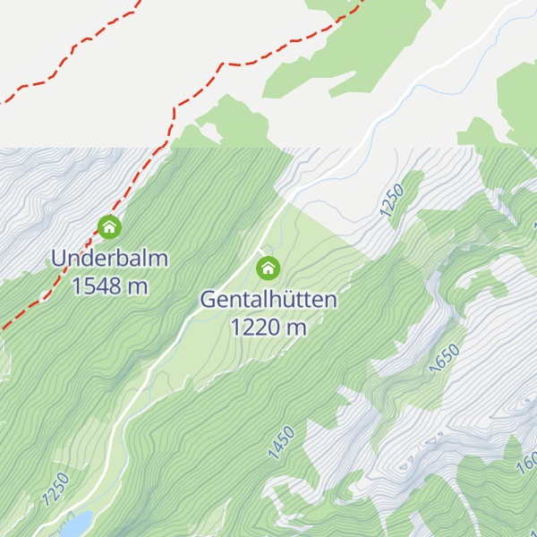 Map of Gentalhütten