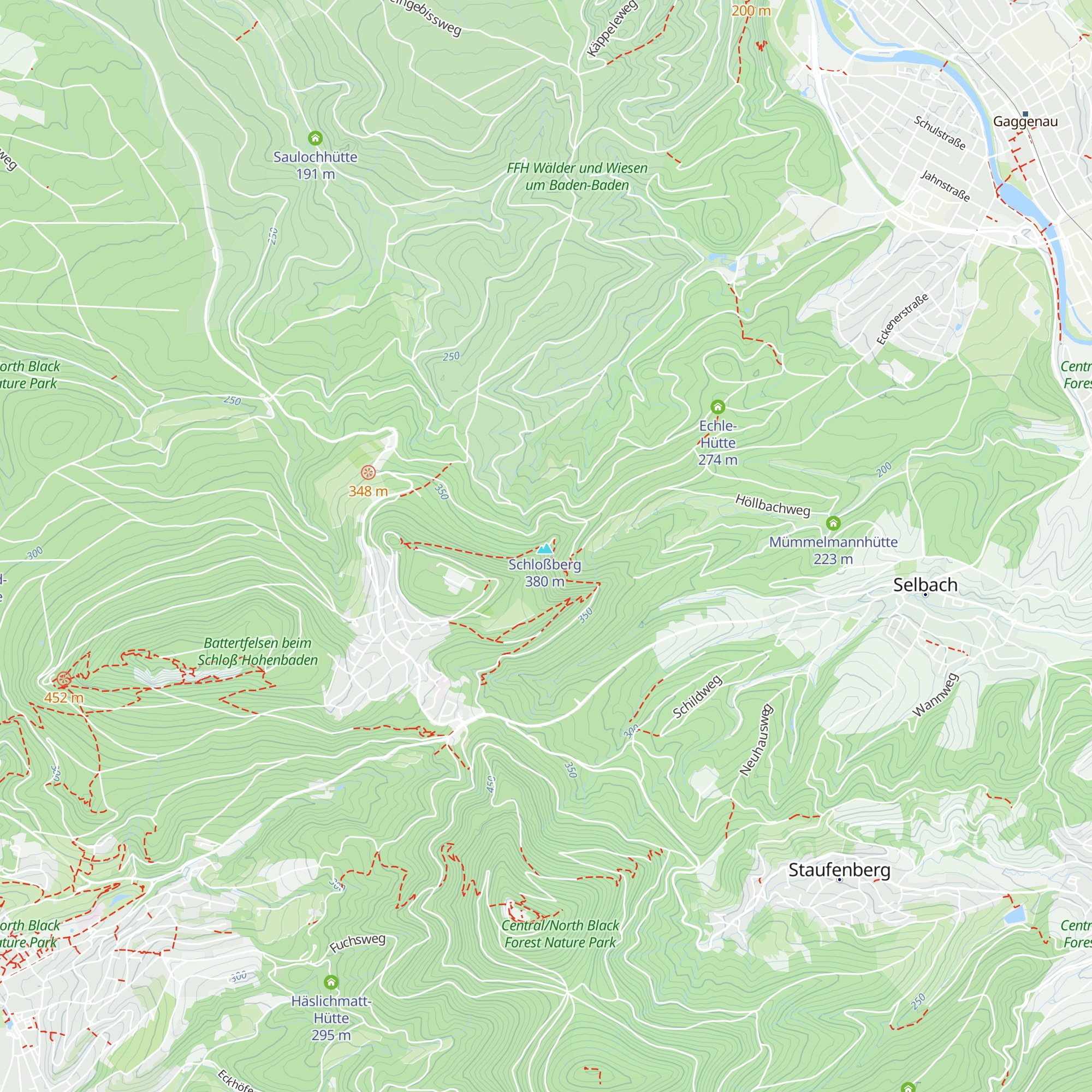 Wolfsschluchthütte map
