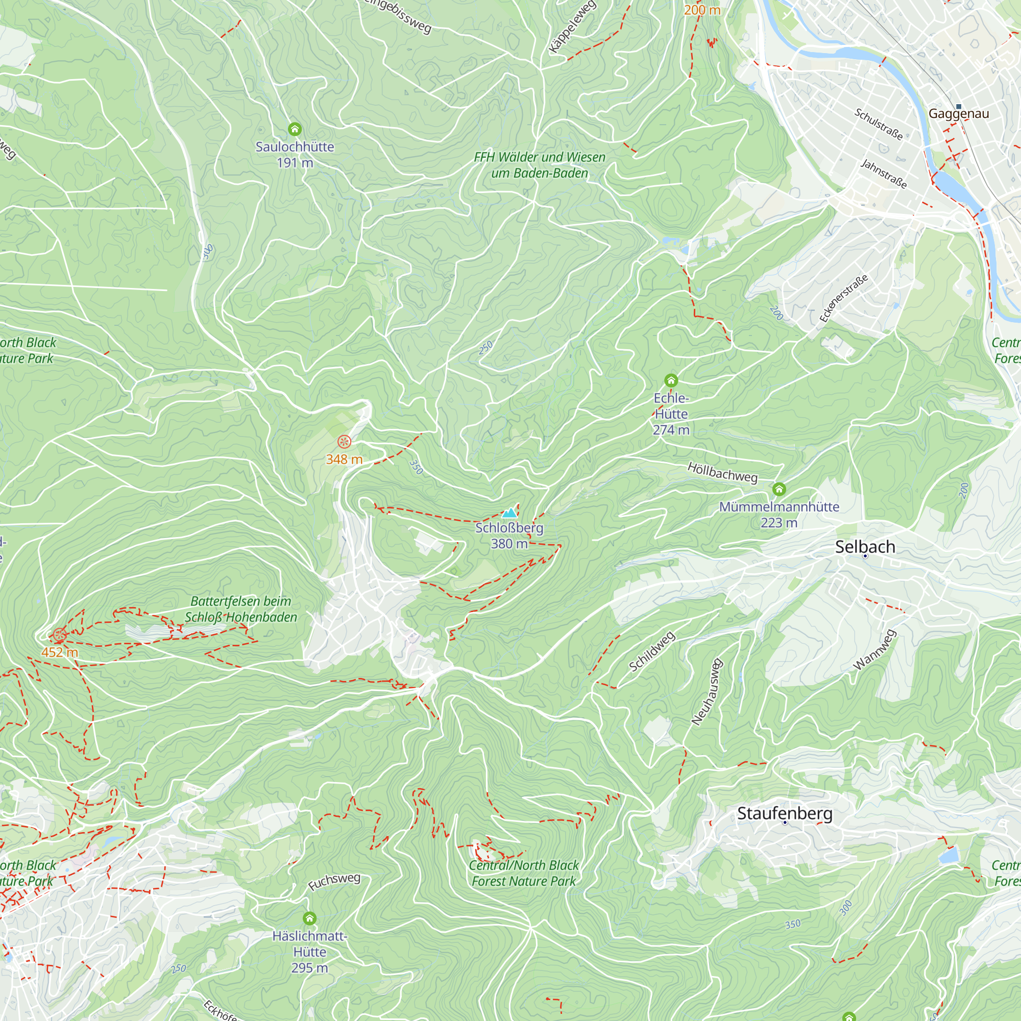 Wolfsschluchthütte map