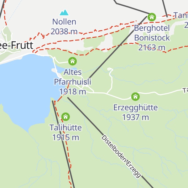 Map of Bärghuis Frutt