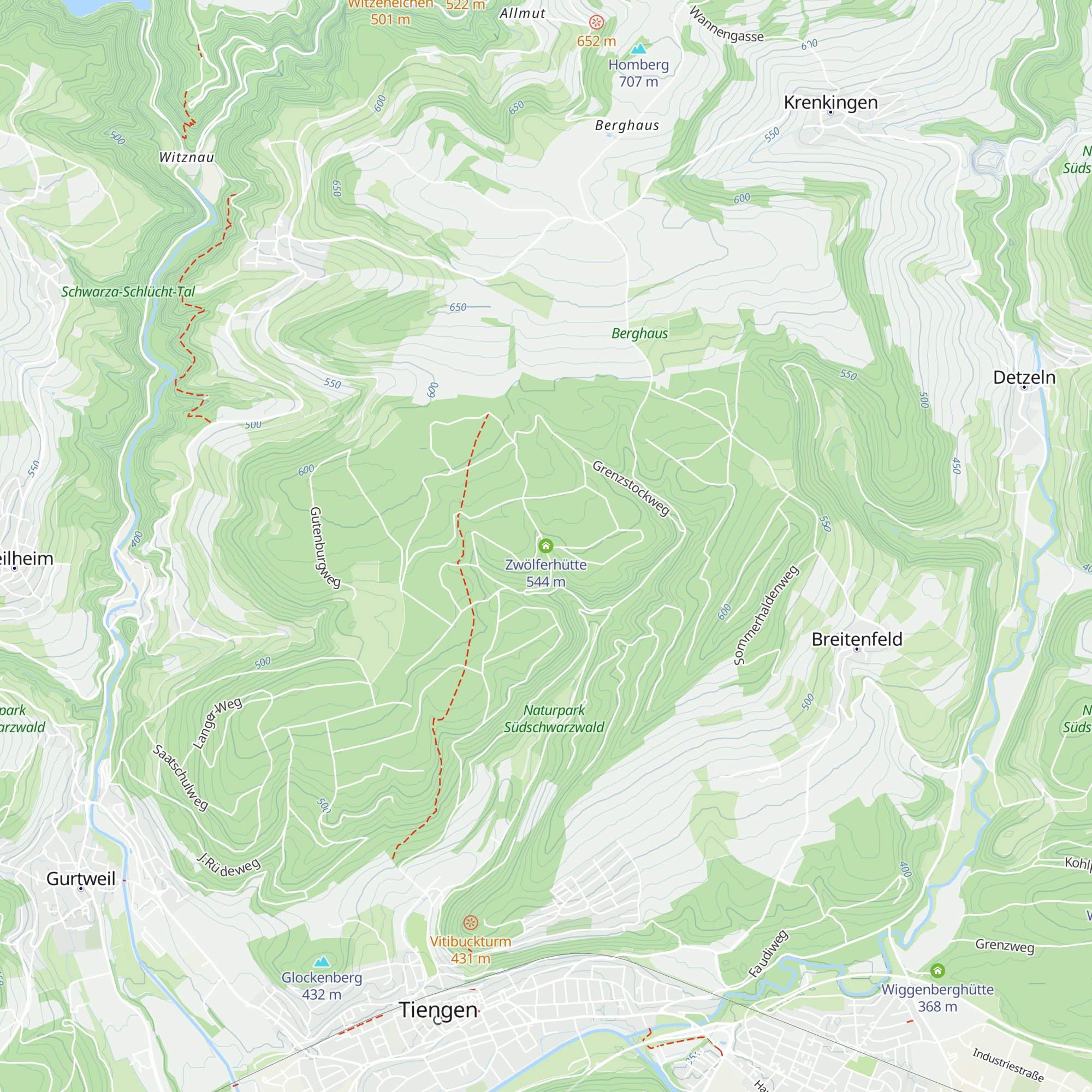 Zwölferhütte map
