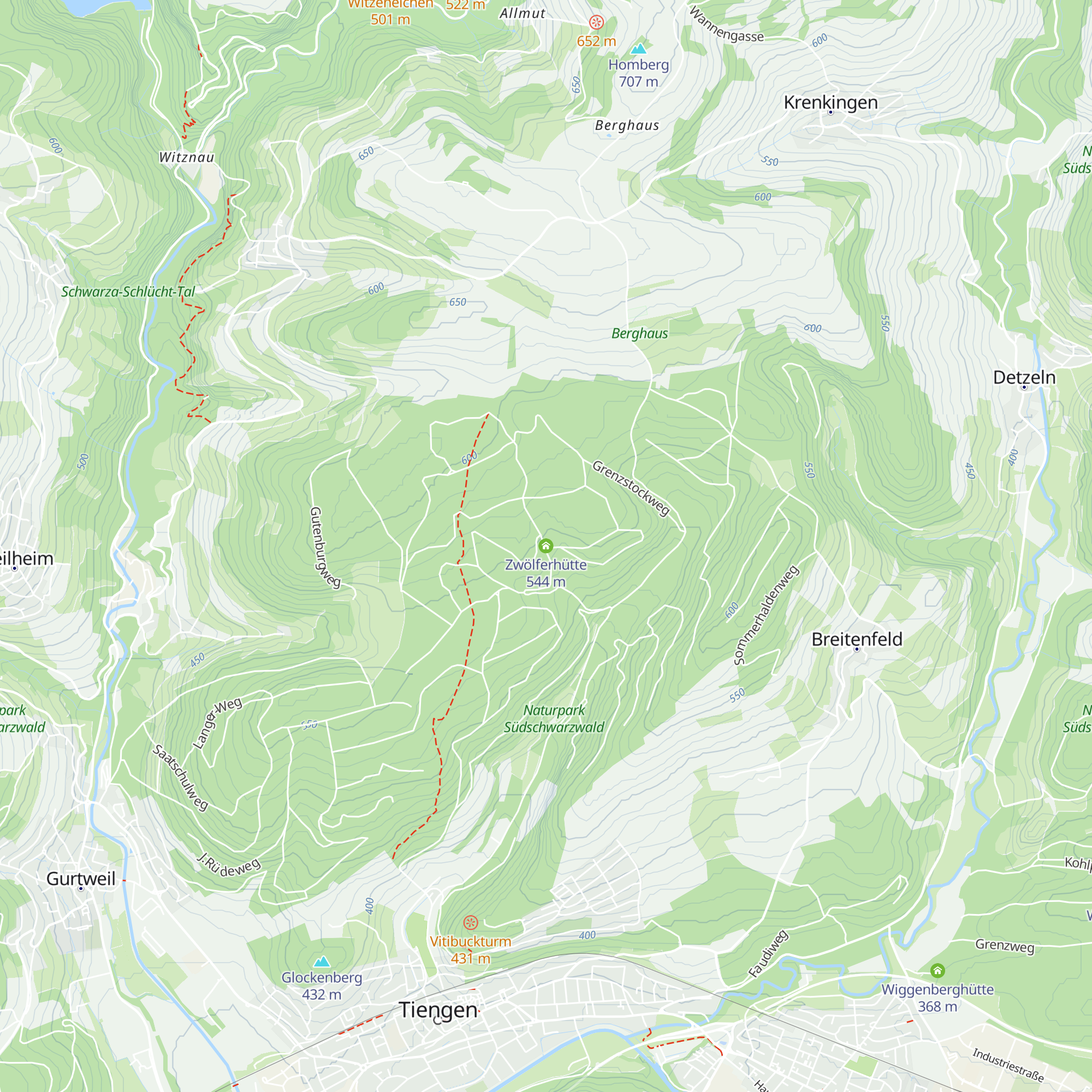 Zwölferhütte map
