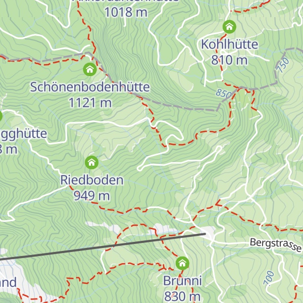 Map of Bockrütihütte