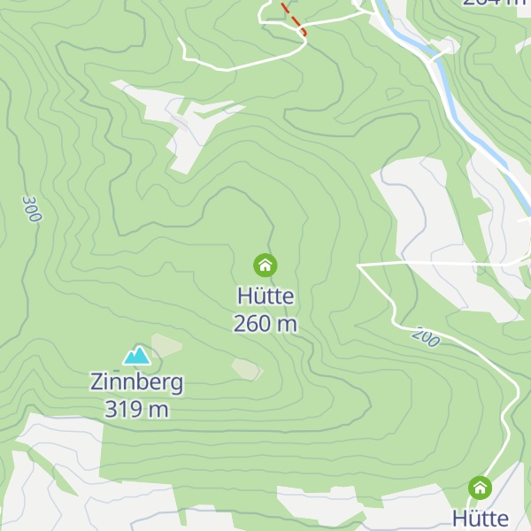 Map of Hütte