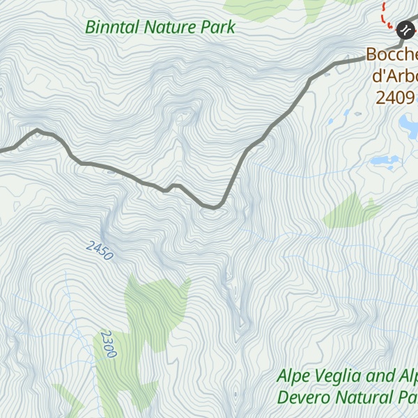 Map of Albrunhorn