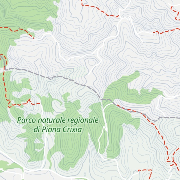 Map of Bric Rolando