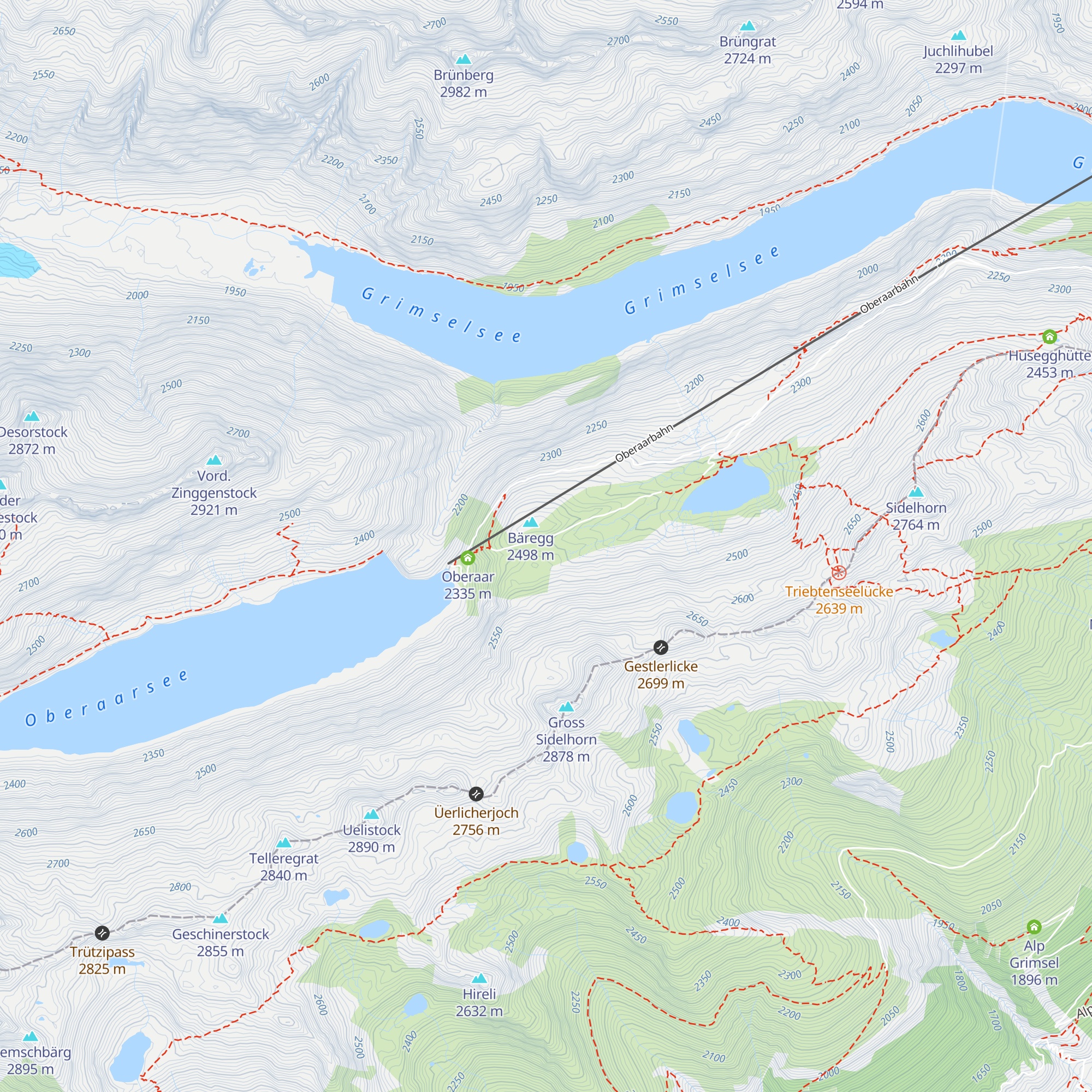 Bäregghütte map