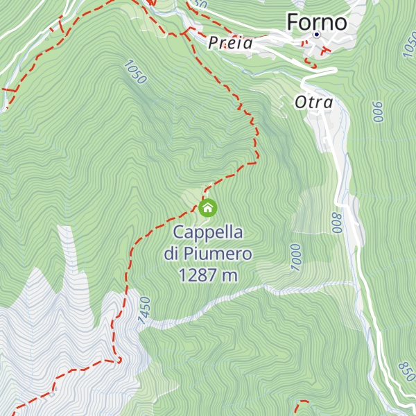 Map of Cappella di Piumero