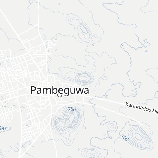 Map of Pambeguwa Hill