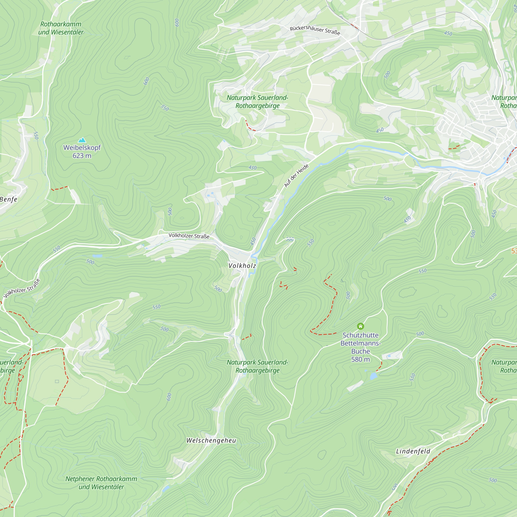 Osterbachhütte map