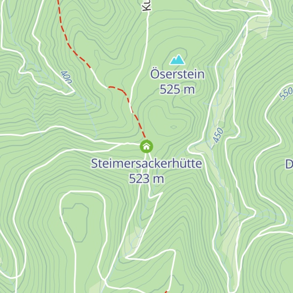 Map of Steimersackerhütte