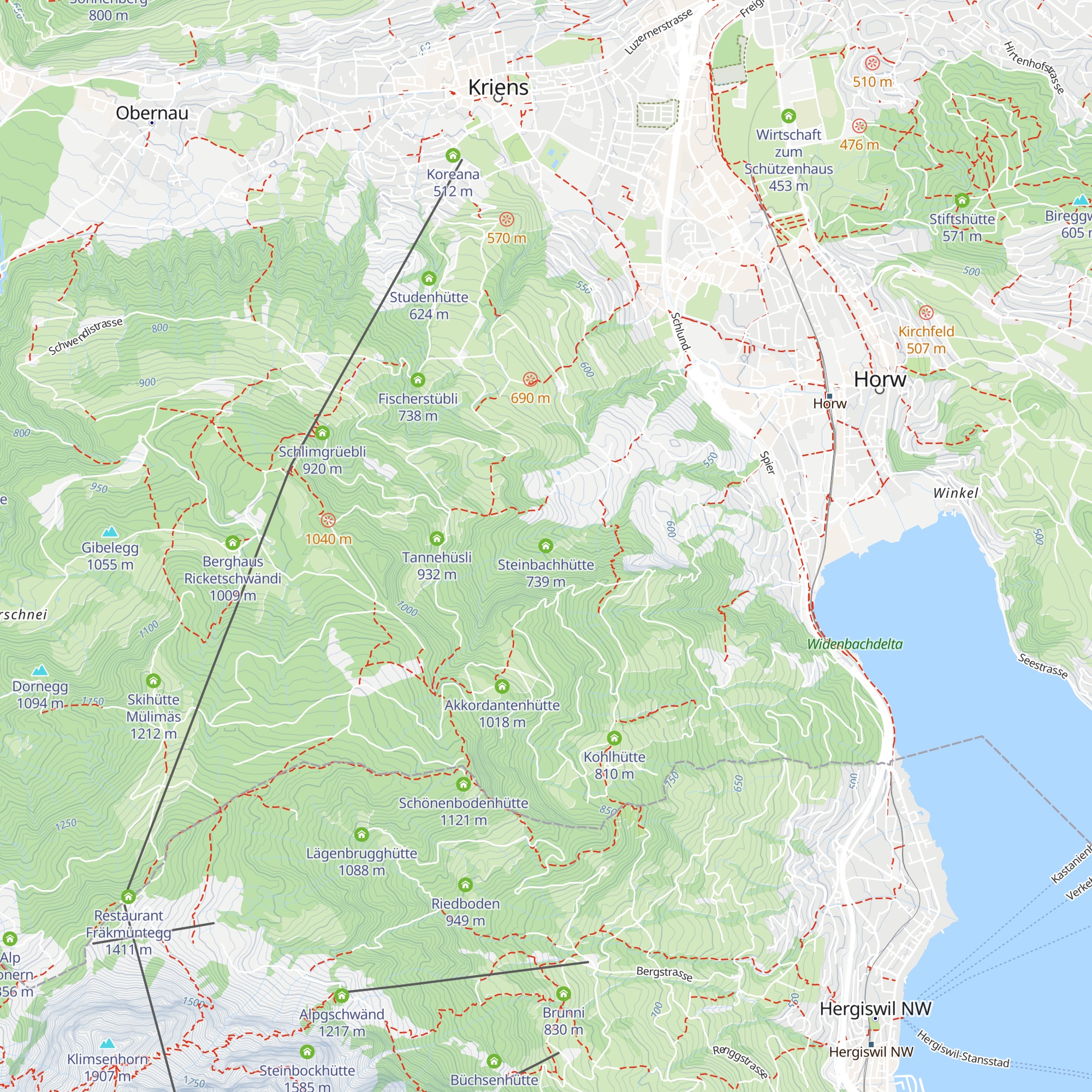 Steinbachhütte map
