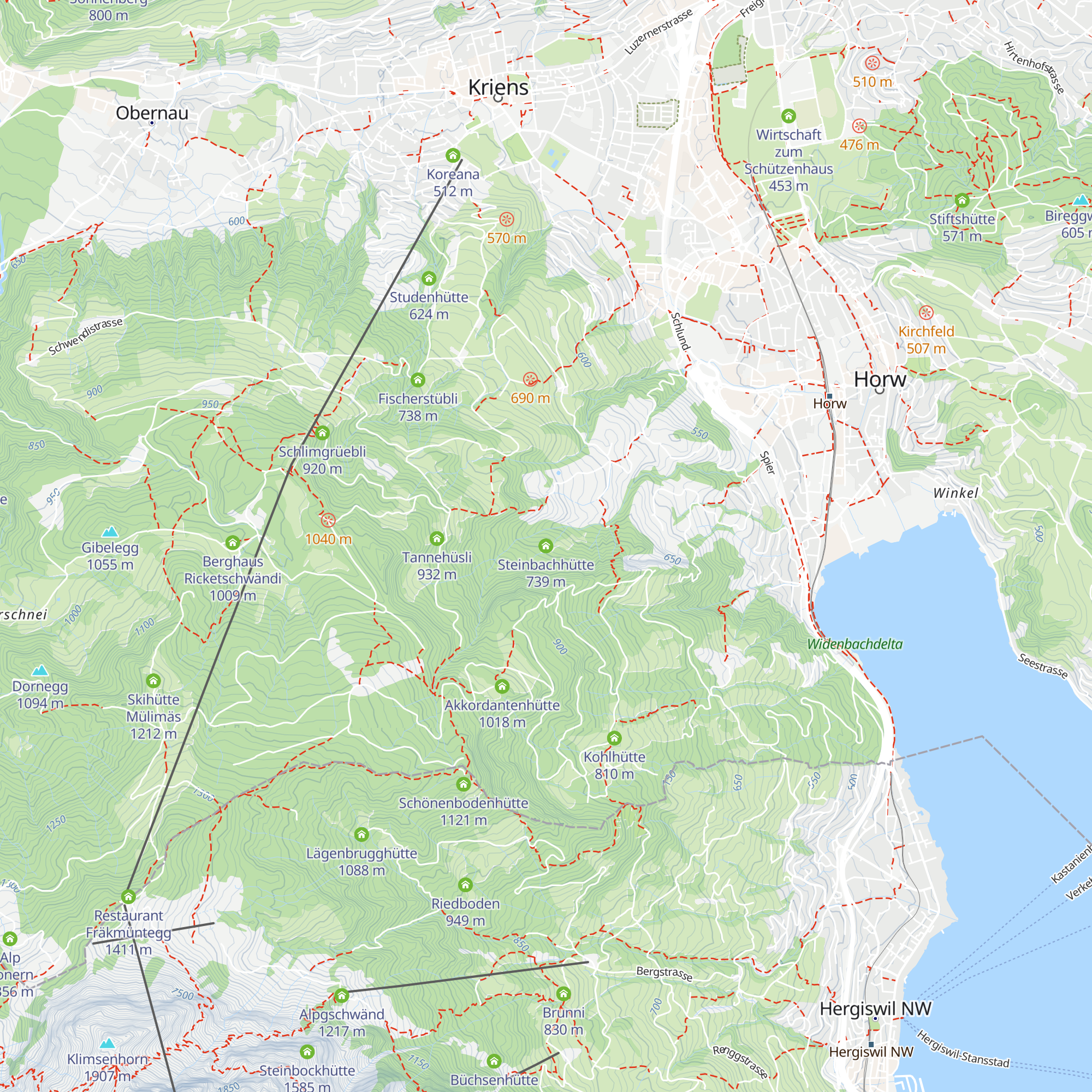 Steinbachhütte map