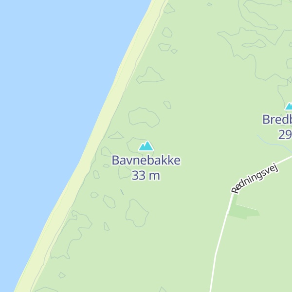Map of Bavnebakke