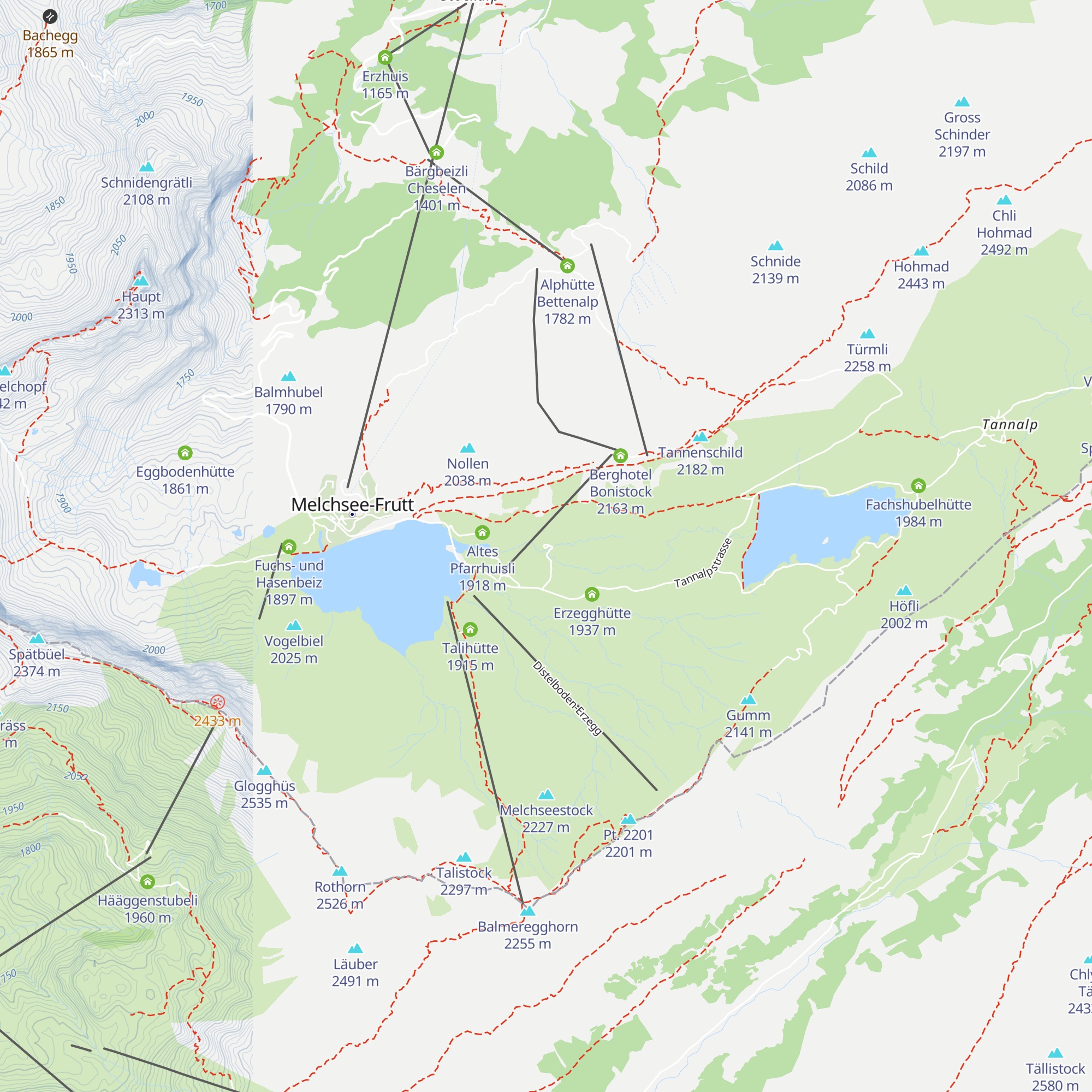 Waldmatthütte map