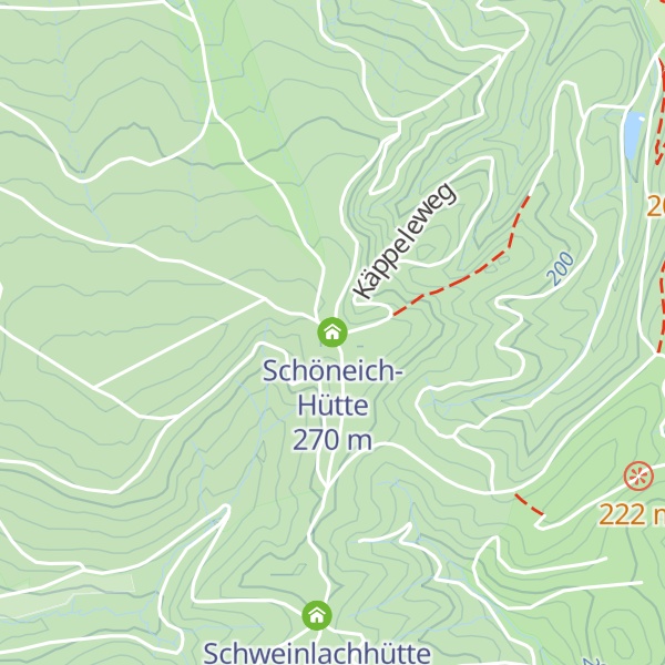 Map of Schöneich-Hütte