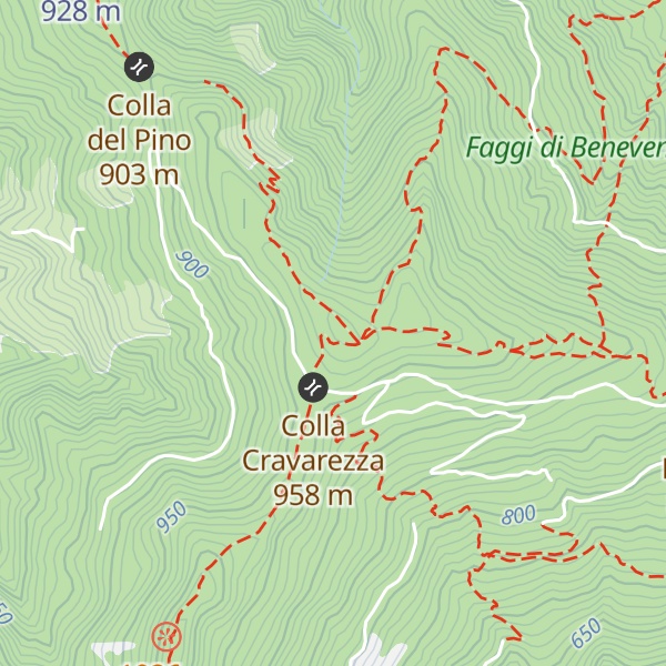 Map of Bric del Zovasso