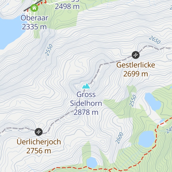 Map of Gross Sidelhorn