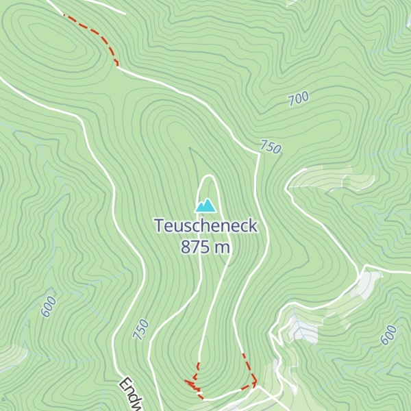 Map of Teuscheneck