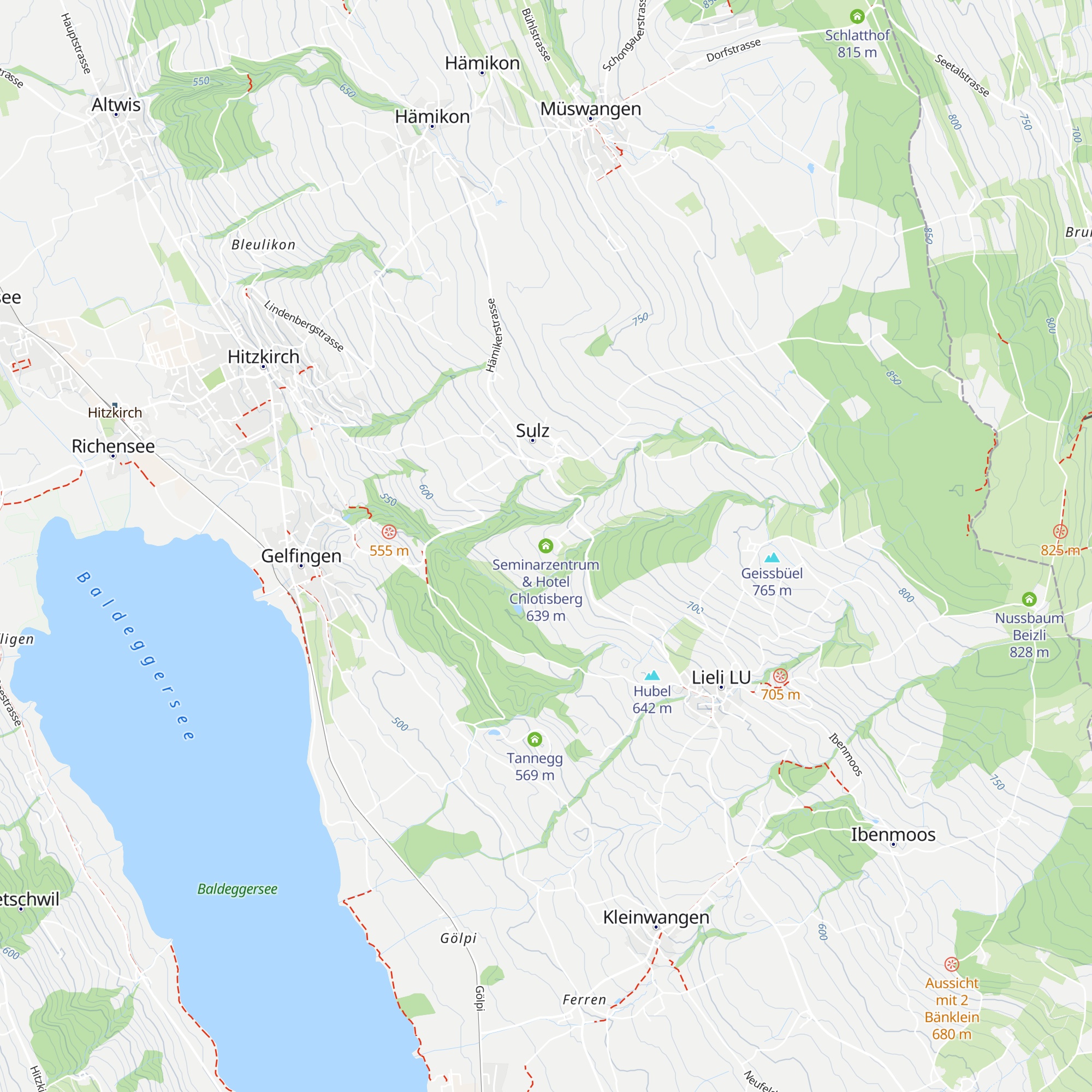 Seminarzentrum & Hotel Chlotisberg map
