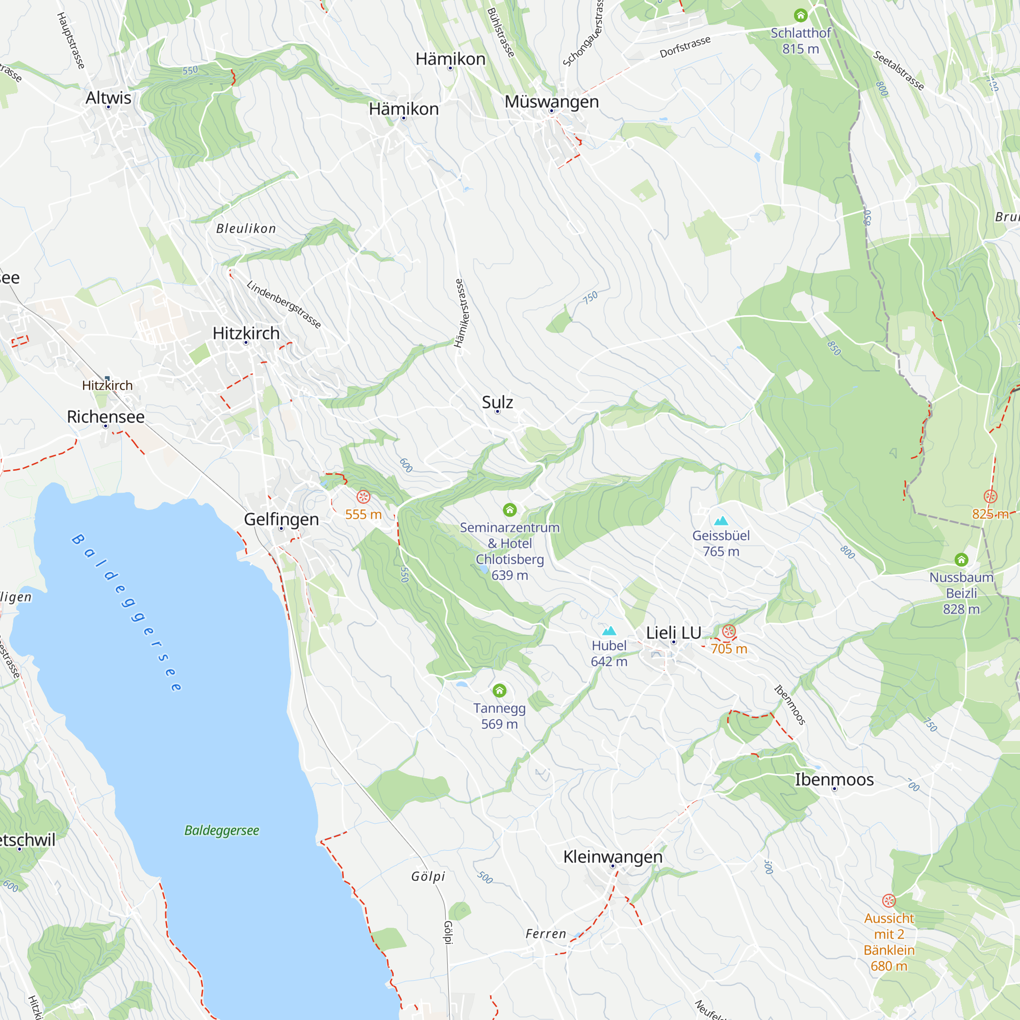 Seminarzentrum & Hotel Chlotisberg map