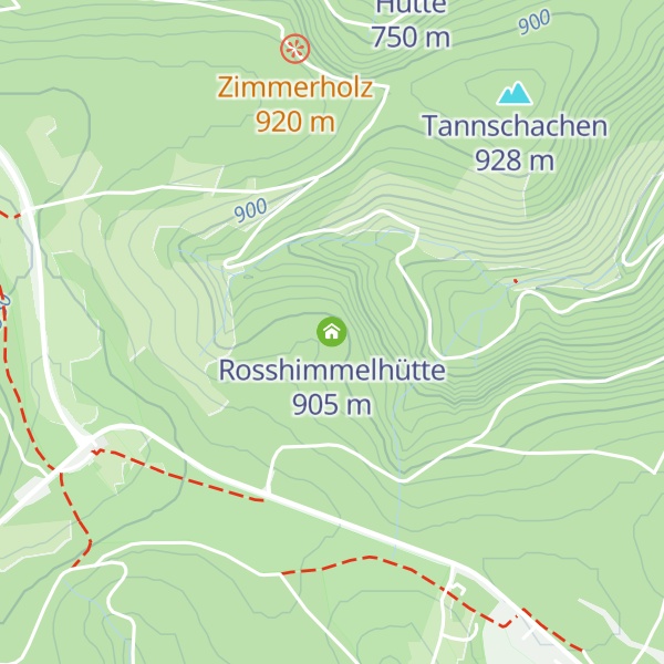 Map of Rosshimmelhütte