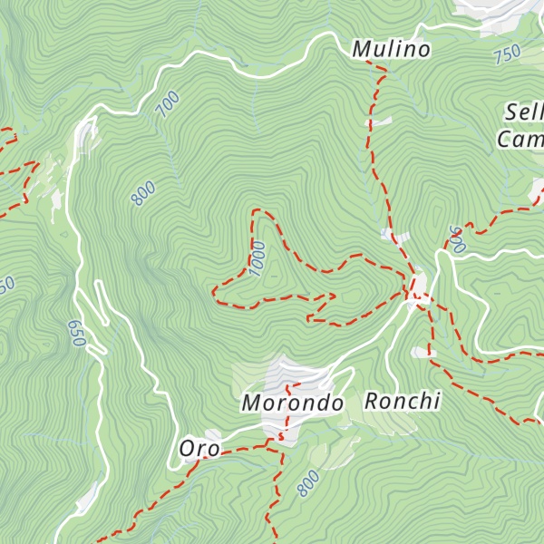 Map of Cima della Rabbiosa