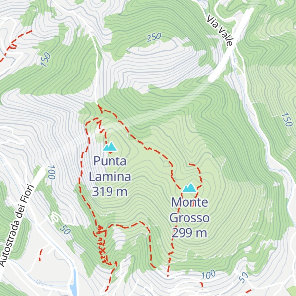 Map of Addestramento Cani
