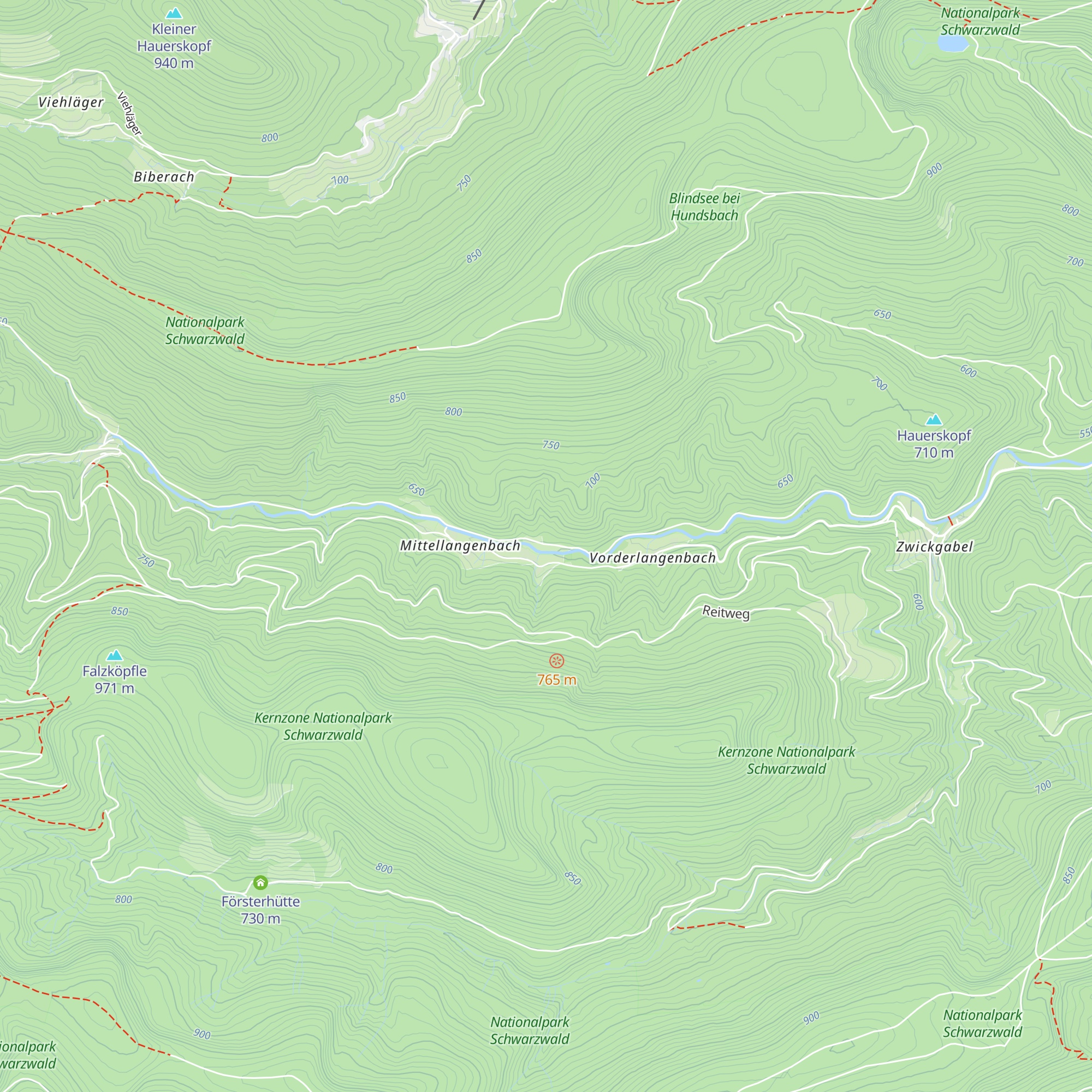 Weiherhütte map