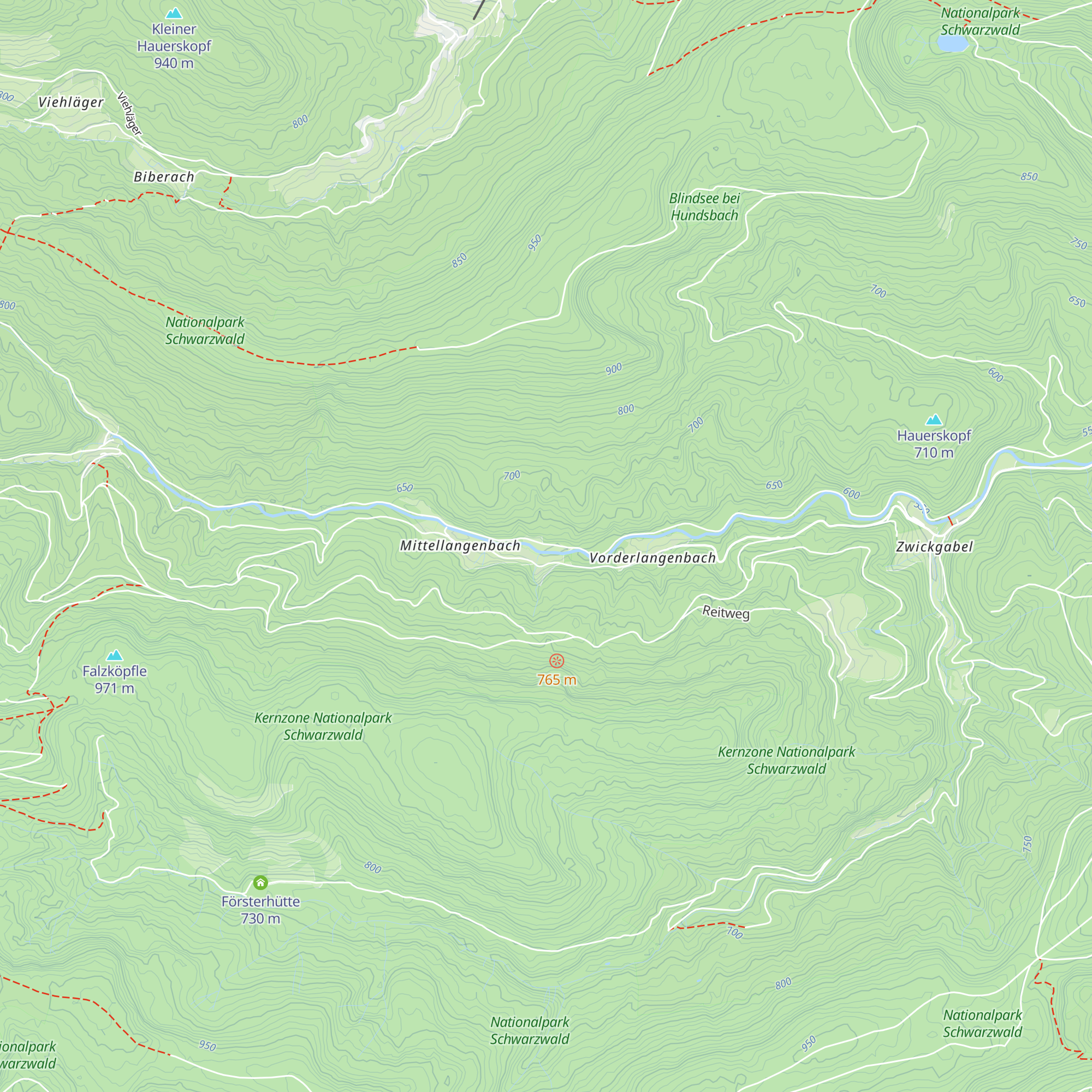 Weiherhütte map